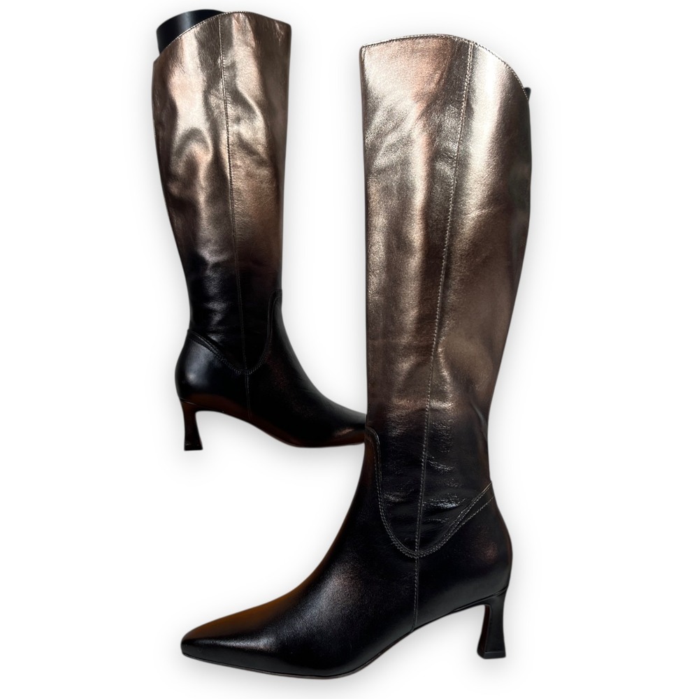 Naturalizer x Live Tinted Deesha Ombre‎ Knee High Boots 7.5W Metallic B